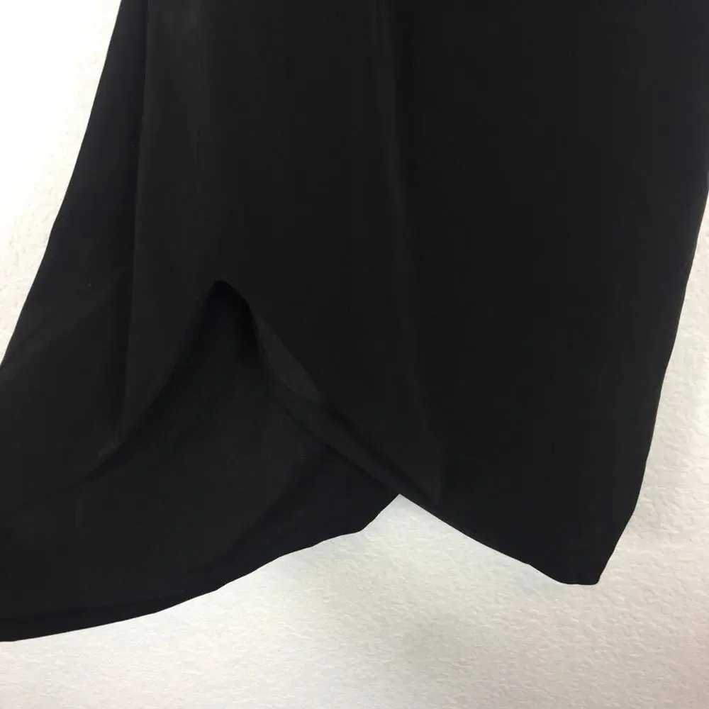 Stylestalker Maya Black Midi Dress Medium Bodycon Cut Out Party Cocktail - Picture 8 of 12